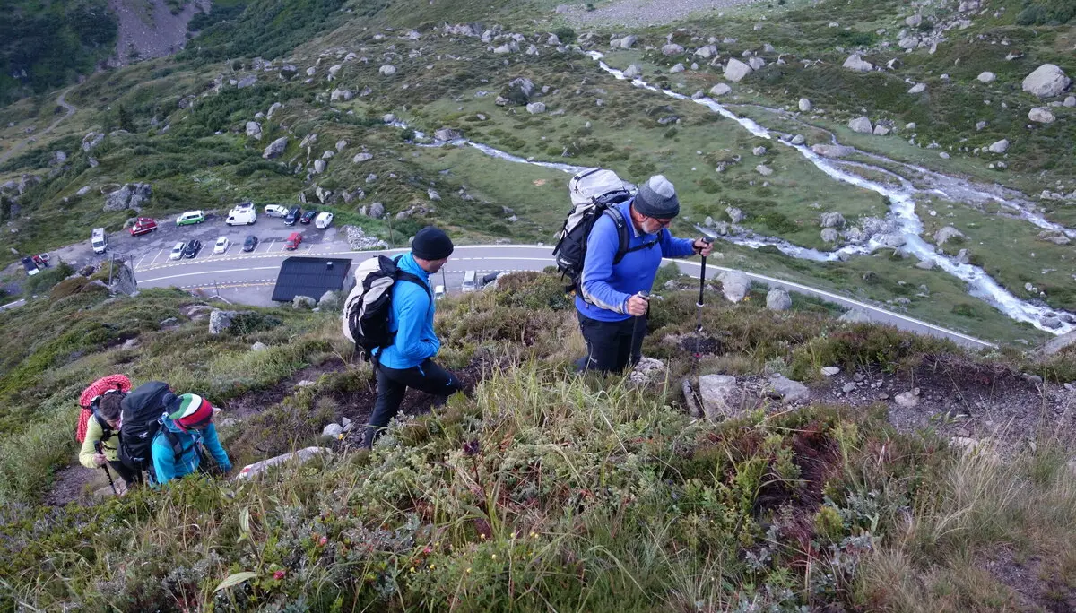 Blick hinunter zum Sustenbrüggli | © DAV Freudenstadt