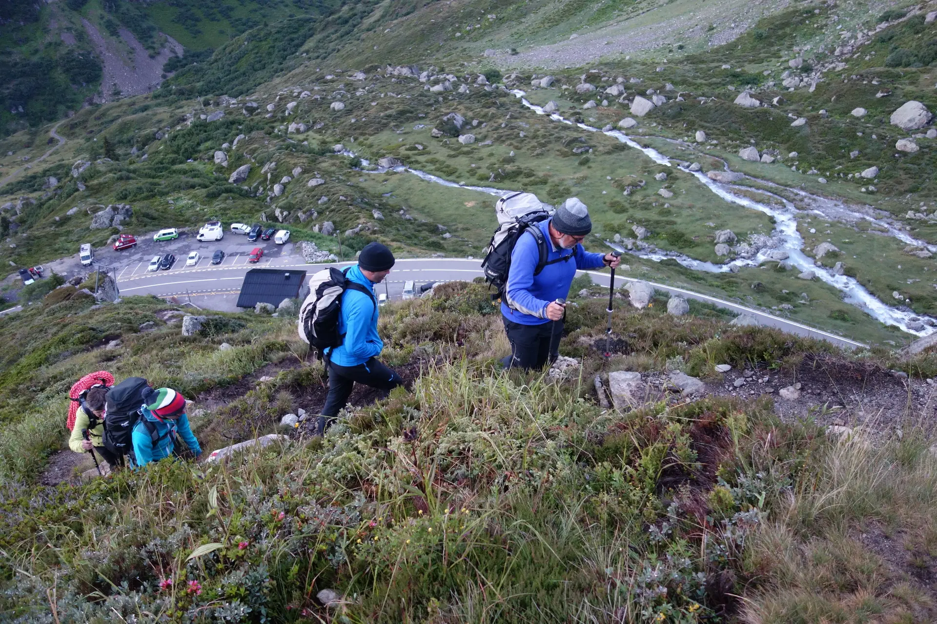 Blick hinunter zum Sustenbrüggli | © DAV Freudenstadt