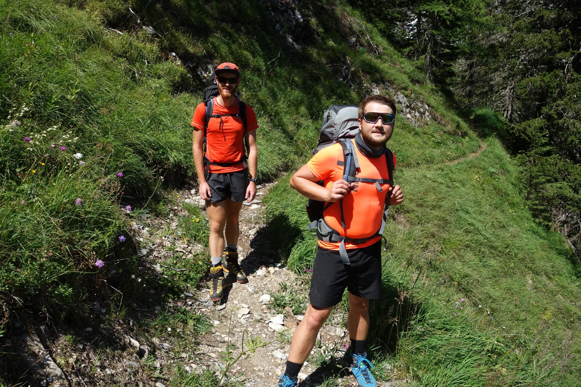 Aufstieg in der Mittagshitze | © DAV Freudenstadt