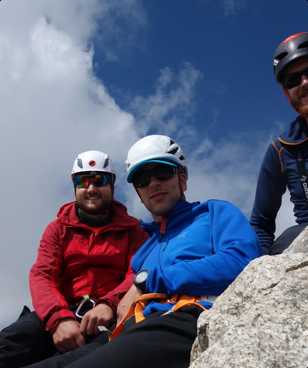 Am Dreiländergipfel des Mont Dolent | © DAV Freudenstadt